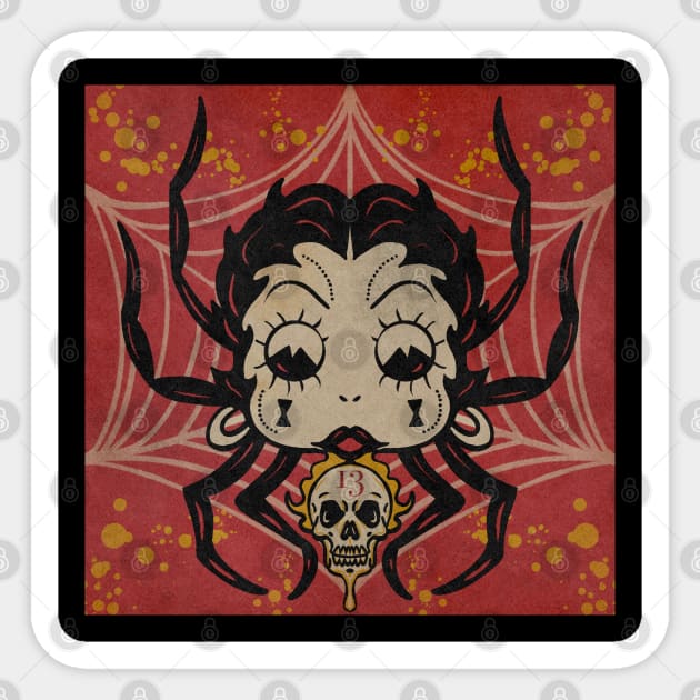 Betty Boop Sticker by Cottage 13 Designs